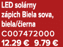 LED sol rny z pich Biela sova, biela/ ierna C007472000 12.29 € 9.79 €