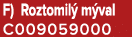 F) Roztomil m val C009059000