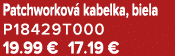 Patchworkov kabelka, biela P18429T000 19.99 € 17.19 €