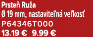Prste Ru a   19 mm, nastavite n  ve kos  P64346T000 13.19 € 9.99 €