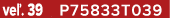 ve . 39 P75833T039