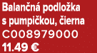 Balan n podlo ka s pumpi kou,  ierna C008979000 11.49 €