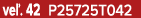 ve . 42 P25725T042