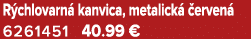 R chlovarn kanvica, metalick   erven  6261451 40.99 €