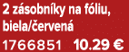 2 z sobn ky na f liu, biela/ erven 1766851 10.29 €