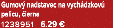 Gumov nadstavec na vych dzkov  palicu,  ierna 1238951 6.29 €