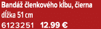 Band   lenkov ho k bu,  ierna d  ka 51 cm 6123251 12.99 €