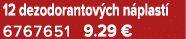 12 dezodorantov ch n plast 6767651 9.29 €
