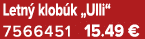 Letn klob k „Ulli“ 7566451 15.49 €