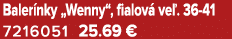 Baler nky „Wenny“, fialov ve . 36 41 7216051 25.69 €