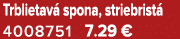 Trblietav spona, striebrist  4008751 7.29 €