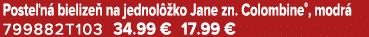 Poste n bielize  na jednol  ko Jane zn. Colombine®, modr  799882T103 34.99 € 17.99 €