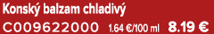 Konsk balzam chladiv  C009622000 1.64 €/100 ml 8.19 €