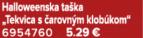 Halloweenska ta ka „Tekvica s arovn m klob kom“ 6954760 5.29 €