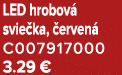 LED hrobov svie ka,  erven  C007917000 3.29 €