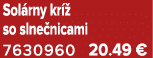 Sol rny kr  so slne nicami 7630960 20.49 €