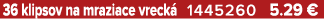 36 klipsov na mraziace vreck 1445260 5.29 €