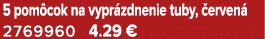 5 pom cok na vypr zdnenie tuby, erven  2769960 4.29 €