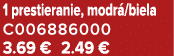 1 prestieranie, modr /biela C006886000 3.69 € 2.49 €