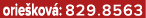 orie kov : 829.8563