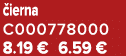  ierna C000778000 8.19 € 6.59 €