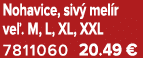 Nohavice, siv mel r ve . M, L, XL, XXL 7811060 20.49 €