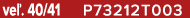 ve . 40/41 P73212T003
