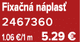 Fixa n n plas  2467360 1.06 €/1 m 5.29 €