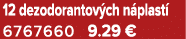 12 dezodorantov ch n plast 6767660 9.29 €