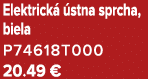Elektrick  stna sprcha, biela P74618T000 20.49 €