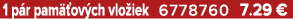 1 p r pam ov ch vlo iek 6778760 7.29 €