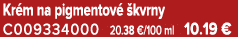 Kr m na pigmentov  kvrny C009334000 20.38 €/100 ml 10.19 €
