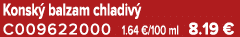 Konsk balzam chladiv  C009622000 1.64 €/100 ml 8.19 €