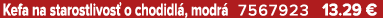 Kefa na starostlivos o chodidl , modr  7567923 13.29 €