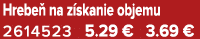 Hrebe na z skanie objemu 2614523 5.29 € 3.69 €