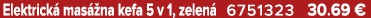 Elektrick mas  na kefa 5 v 1, zelen  6751323 30.69 €