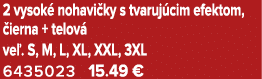 2 vysok nohavi ky s tvaruj cim efektom,  ierna + telov  ve . S, M, L, XL, XXL, 3XL 6435023 15.49 €