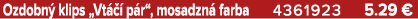 Ozdobn klips „Vt    p r“, mosadzn  farba 4361923 5.29 €