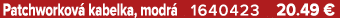 Patchworkov kabelka, modr  1640423 20.49 €