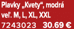 Plavky „Kvety“, modr ve . M, L, XL, XXL 7243023 30.69 €