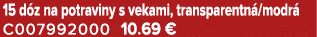 15 d z na potraviny s vekami, transparentn /modr C007992000 10.69 €
