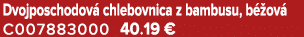 Dvojposchodov chlebovnica z bambusu, b  ov  C007883000 40.19 €