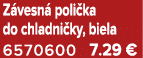 Z vesn poli ka do chladni ky, biela 6570600 7.29 €