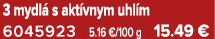 3 mydl s akt vnym uhl m 6045923 5.16 €/100 g 15.49 €